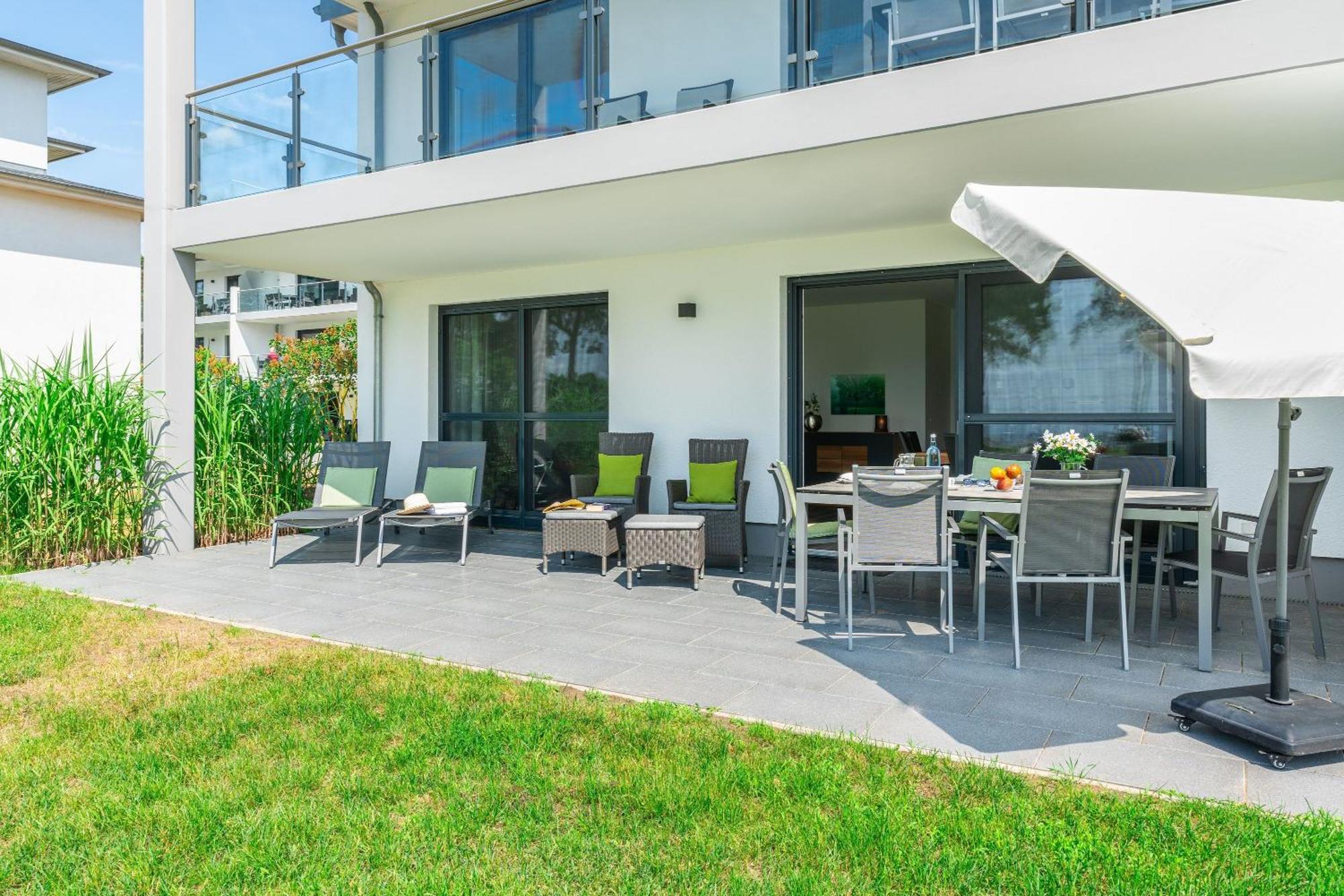Terrassenwohnung "Inselhain" - Oase Am Haff Garz  المظهر الخارجي الصورة